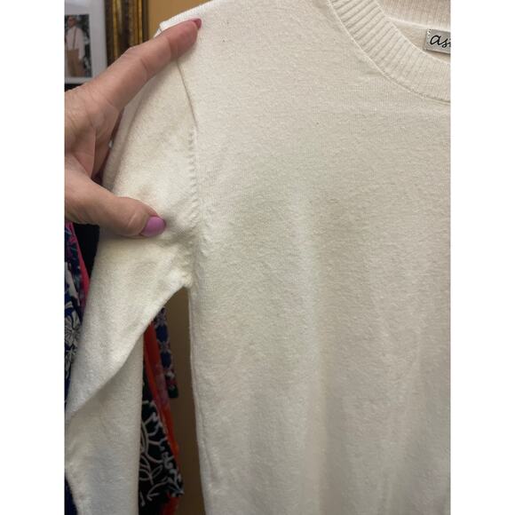 Aster medium white lightweight sweater - Picture 3 of 5